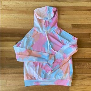 Tie dye loungewear set.